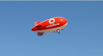 Vodafone - vôo publicitário